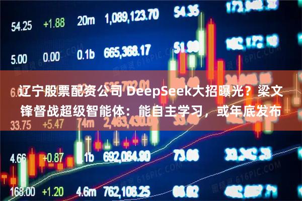 辽宁股票配资公司 DeepSeek大招曝光？梁文锋督战超级智能体：能自主学习，或年底发布