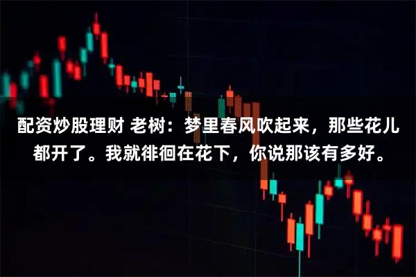 配资炒股理财 老树：梦里春风吹起来，那些花儿都开了。我就徘徊在花下，你说那该有多好。